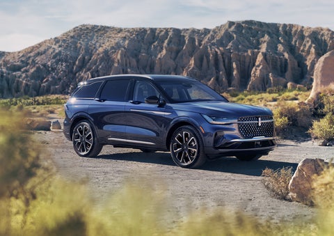 A 2024 Lincoln Nautilus® SUV is parked in a desert national park. | Angela Krause Lincoln of Alpharetta in Alpharetta GA